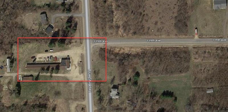 Glen-Wood Motel - Aerial Map (newer photo)